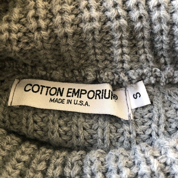 Cotton Emporium gray sweater⭐️ - Picture 3 of 9